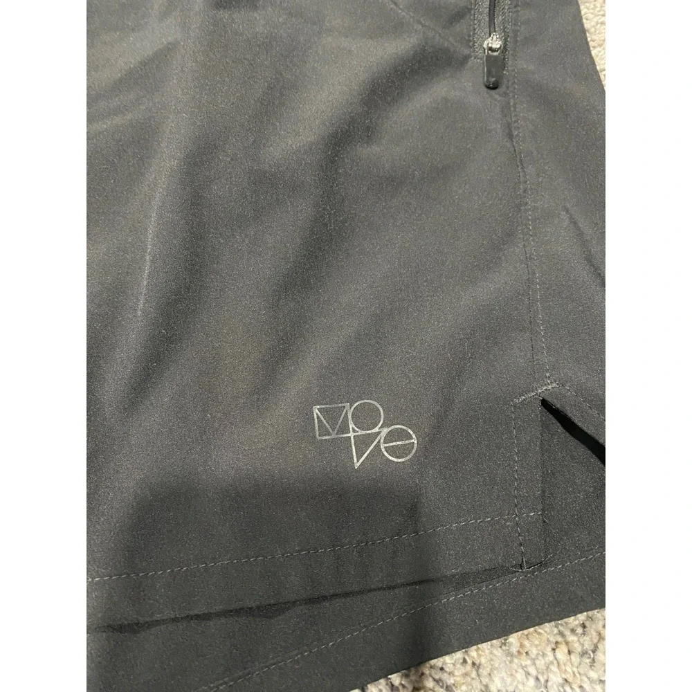 H&M Move DryMove Mens Large Black Athletic Running Training Shorts Pockets